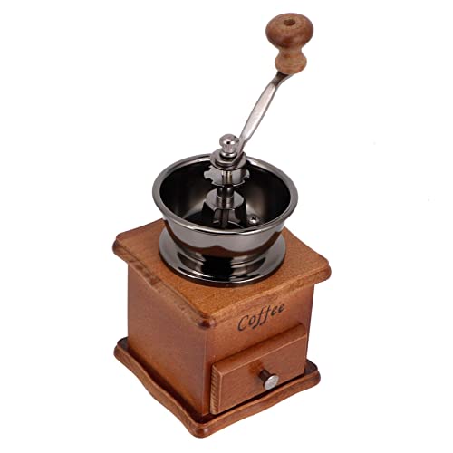 SXLCKJ Crusher, Bohnenmühle, manuelle Bohnenmühle Haushalts-Mini-Kaffeemühle im Retro-Stil, Küchenzubehör(Crusher) – Bild 4