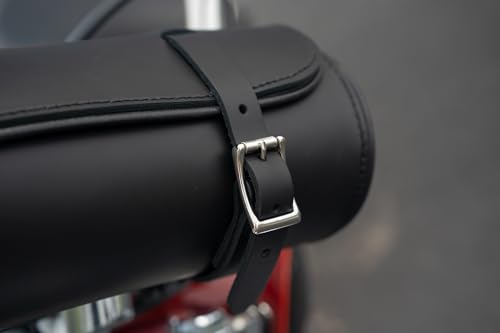Bolsa ovalada para horquilla Dowco Willie & Max 8064, estilo retro: negro, ajuste universal miniatura 3