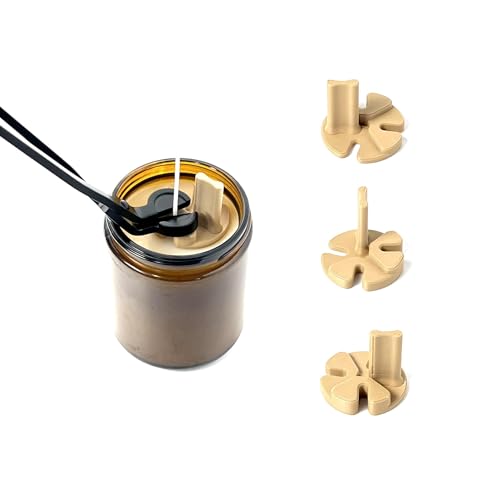 Centrador de mechas para fabricación de velas DIY en recipientes con kit de calcomanías 7