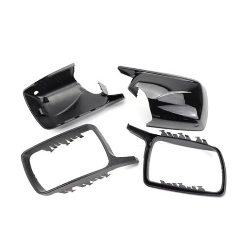 Couvercle rétroviseur auto X5 E53 résistant aux UV plastique noir - 4