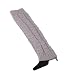 Senchanting Women Lady Fashion Knee High Leg Socks Banket Winter Knit Crochet Warmer Legging- Gray