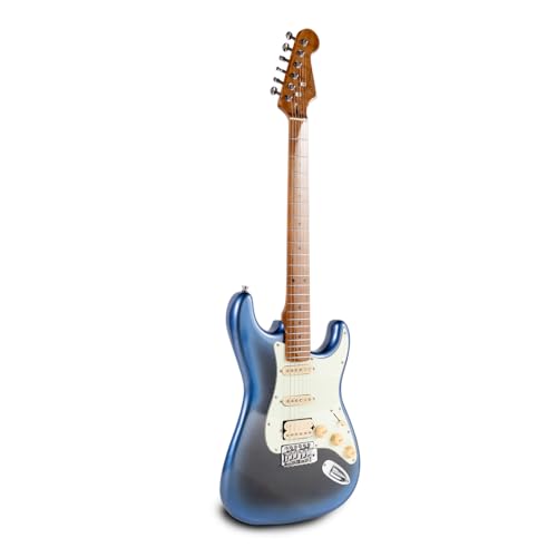 Deviser Guitarra Eléctrica L-g2pro Arce Carbonizado Con Funda