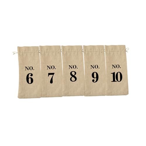 Bolsas de lino estilo europeo para botellas de vino: el detalle vintage ideal para bodas 3