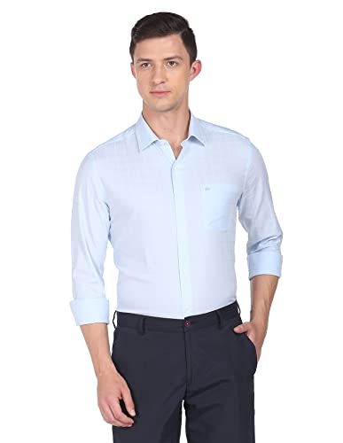 Image of Arrow Men's Checkered Slim Fit Formal Shirt