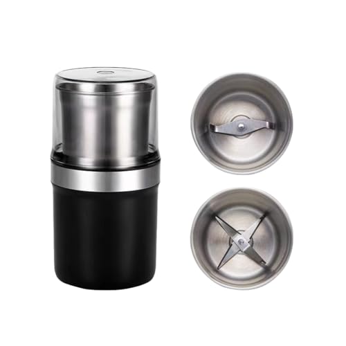 Molinillo eléctrico multiusos for tazas, molinillo eléctrico de gran capacidad for alimentos húmedos y secos, multiusos de acero inoxidable, especias, fácil de limpiar