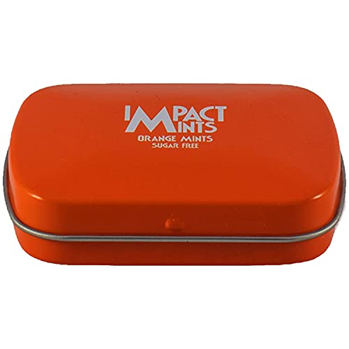 Impact Mints Orange Mints, Sugar Free, 6 x 14 g (Buy 5 Get 1 Free)
