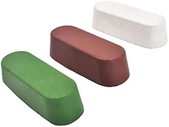 scottchen PRO Buffing Polishing Cutting Compounds 7.4 Oz. Kit 70g/pcs - Green Fine/White Medium/Brown Coarse - 3 PCS