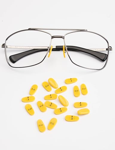 Image of Clear Soft Silicone Replacement Nose Pads for Ray-Ban Aviator RB3025 /RB3026 /RB3030 /RB3211 /RB3362 /RB3445 /RB4175