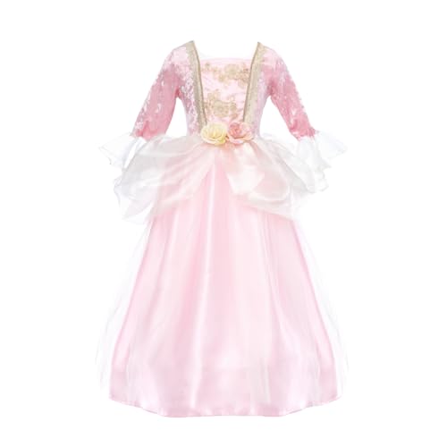 Robe princesse rose sans irritation taille 5-6 ans costume avec accessoires complets
