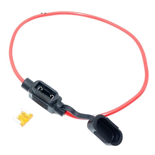Porte-fusible 32V Mini 18 AWG étanche avec fusible de lame 20A pour auto