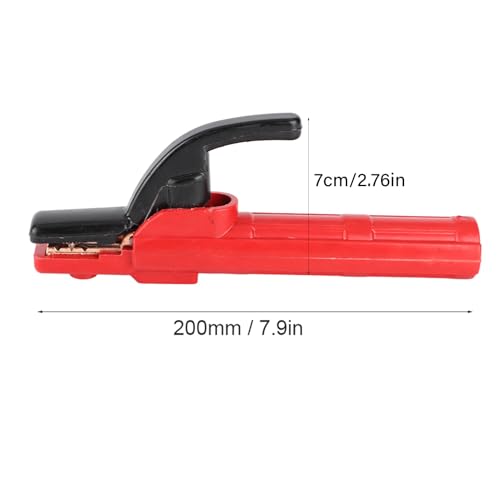 Copper Electrode Clamp Welding Electrode Clamp Welding Clamp Rod Holder with Insulated Handle for Welder Repairing