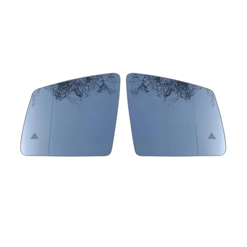 Verre de rétroviseur pour Mercedes GLE W166 ML W164 miroir d'aile avec avertisseur