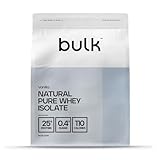 Bulk Natural Pure Whey Isolate Powder, Vanilla, 2.5 kg, 83 Servings