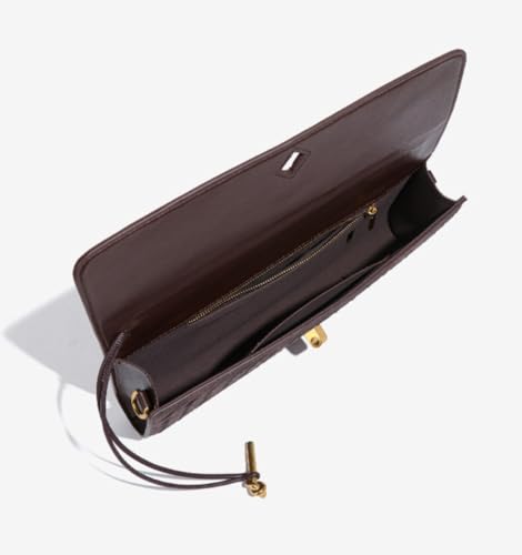 Image of Upbull Trendy Woven Evening Clutch Purses Women Underarm Shoulder Handbag Cute Satchels Crossbody Purse PU Leather Wallet