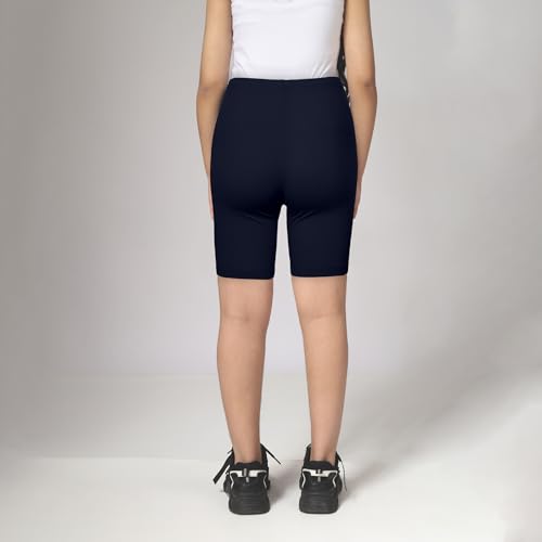 Image of KYDA KIDS Anti Bacterial Under Skirt Shorts for Girls - Under Dress Uniform Shorts & Stretchable Shorties Tights for Girls
