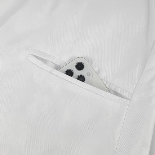 Men's Cassock Minister Robe Clergy Church Stand Collar Trench Long Coat 4 Colors4