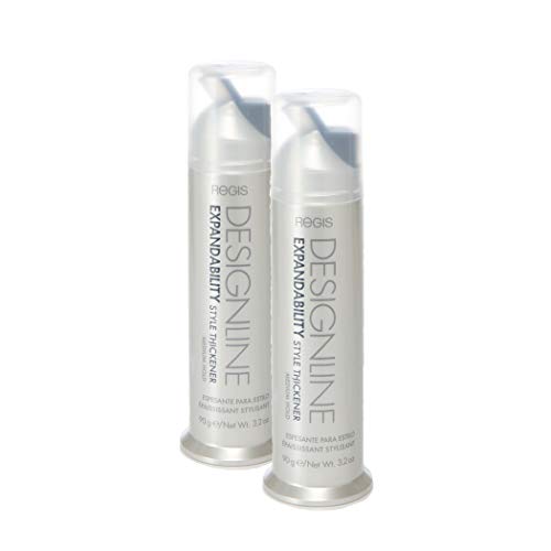 DESIGNLINE Expandability Style Volume Thickener, 3.2 oz - Regis Hair Thickening Volumizer for Women's Hair (2 Pack)