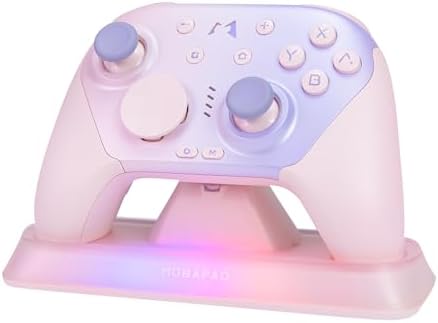 Mobapad Chitu2 HD Switch 2 Wireless Controller, TMR Glide Joysticks [ZERO Drift], Charging Dock, HD Rumble, NFC, Turbo, Programming, Mechanical Buttons - Gamepad for Nintendo Switch/Switch 2 & Windows PC