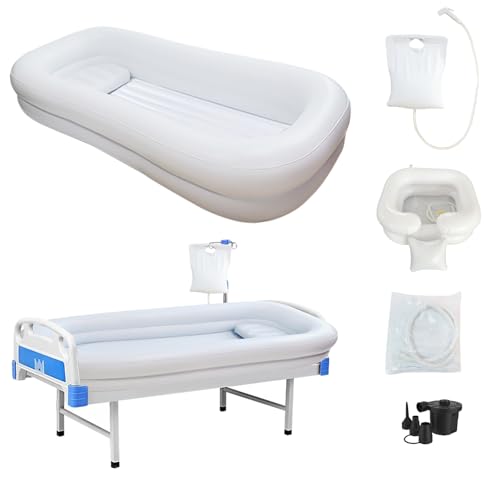 TONGTONGFA,Medical Inflatable Bathtub,Inflatable Bed Bath,Me...