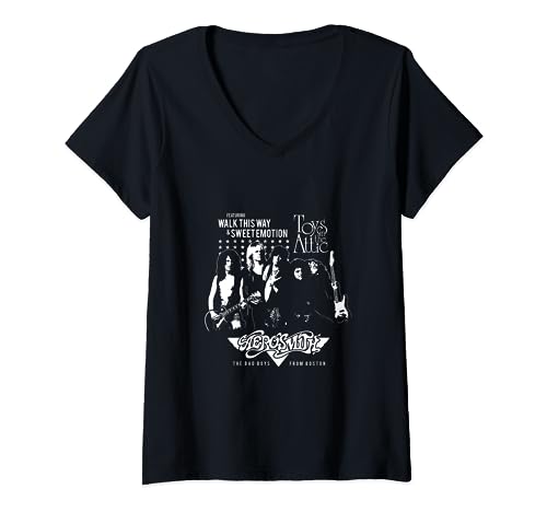Womens Aerosmith - Toys In The Attic V-Neck T-Shirt