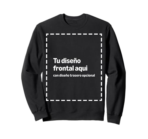Sudadera Personalizada con Tu Imagen Frente Y Espalda