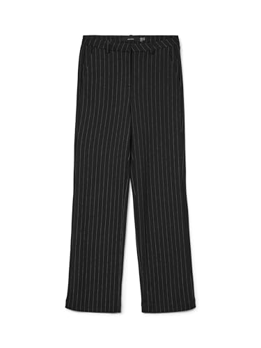 Pantalon droit slim femme Vmzamira My MW pantalon noir smart casual