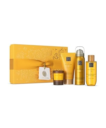 RITUALS Caja de regalo The Ritual of Mehr, Small - Set de baño con productos para el cuidado de la piel y el hogar con naranja dulce y madera de cedro - Propiedades energizantes | Ya disponible en tu tienda friki favorita! En mundofriki.es!