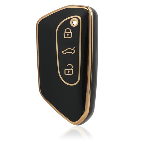Car Key Case,Car Key Cover TPU Compatible with VW Volkswagen Golf 8 MK8 Seat Leon MK 4 Tarraco Ateca Skoda Octavia Cupra,Protective Key Fob Cover Key Fob Case - Smart Key - Image 6
