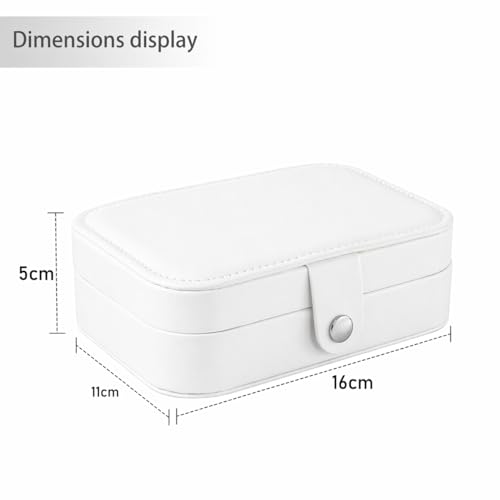 Image of PRIMIT Personalized Jewelry Box for Women & Girls - Travel Jewelry Organizer with Custom Name & Floral Design, Bridesmaid, Wedding, Anniversary (Floral Woman)