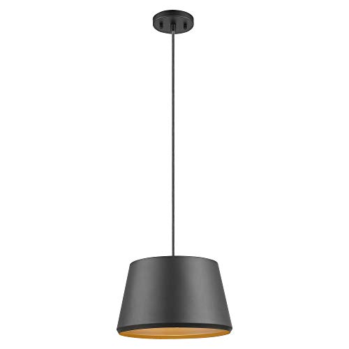 Globe Electric 67348 Novogratz x Globe Pendant, Metallic Dark Gray