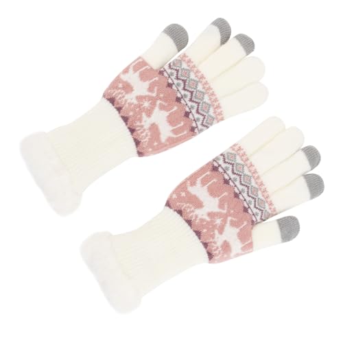 Guantes de punto mujer forro grueso evitan el frío en tus manos este invierno