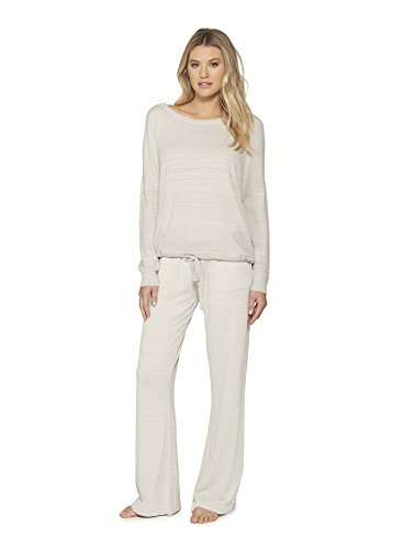 Barefoot Dreams Cozychic Ultra Lite Slouchy Pullover For Women, Ultra Soft Long Sleeve, Crew Neck, Fog Gray Pullover #TOP12