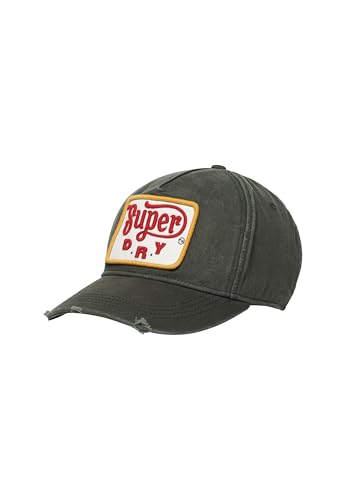 Bonnet Superdry en maille douce à revers et patch texturé iconique