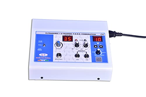 Image of Ultrasound with Tens 2 Channel Physiotherapy Machine Electrotherapy Combo for All Pain Relief Device Physiotherapy Equipment