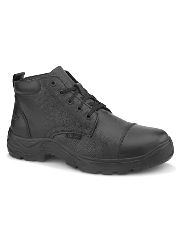 Image of TSF Black Genuine Leather Police Boot