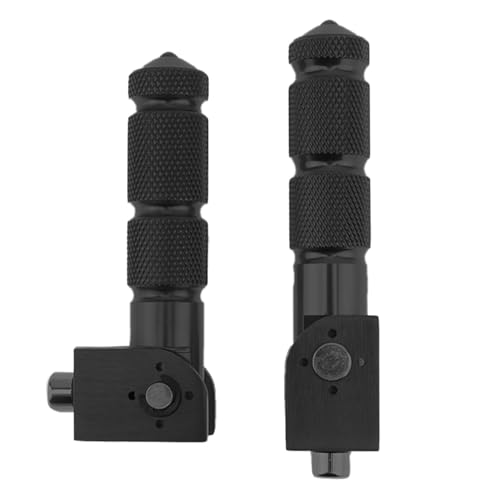 Windance Estriberas antideslizantes M8 de 8 mm para motocicleta, pedales antideslizantes para Honda, Kawasaki, Yamaha, Ducati, Suzuki, BMW, motocicleta, scooters, bicicleta eléctrica (negro)