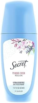 Secret Deodorant Powder Fresh 1.8 Ounce Roll-On (53ml) (Pack of 2)
