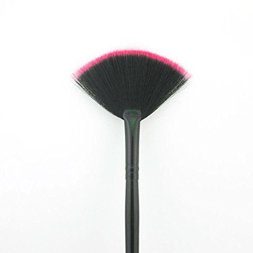 AKOAK 1 Pcs Slim Fan Shape Powder Concealor Blending Finish Highlighter Makeup Brush Nail Art Brush