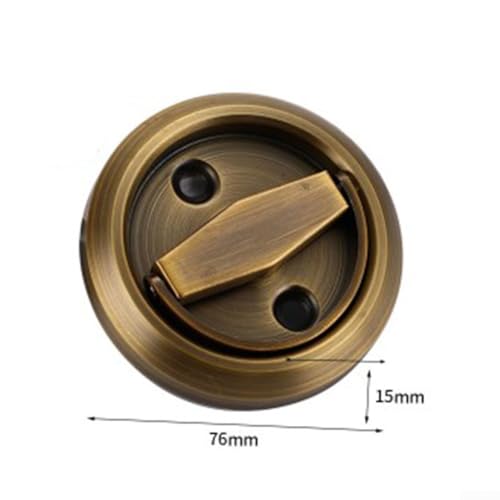Serrure de porte invisible en acier inoxydable finition argent - 6