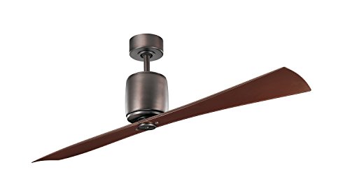 Kichler Ferron 60" Fan in Oil Brushed Bronze finish and Oil Brushed Bronze Blades #1