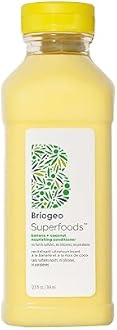 Briogeo Superfoods Banana + Coconut Nourishing Conditioner, Replenish Dull, Dry Hair and Supports Healthy Hair and Scalp, Moisturizing for All Hair Textures, Vegan, Cruelty-Free