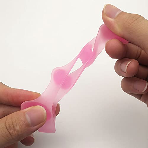 Samoka Toe Separators,6 Pcs Gel Toe Separators To Correct Bunions And Restore Toes To Their Original Shape [3 Pairs](Blue/Pink/White) #TOP6