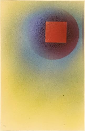 Impression Toile Carré dans un cercle Kandinsky Art Mural Moderne 60x90