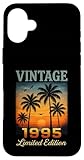 Photo Gallery vintage 1995 edizione limitata retro palma 30 anni compleanno custodia per iphone 16 plus Photo Gallery vintage 1995 edizione limitata retro palma 30 anni compleanno custodia per iphone 16 plus