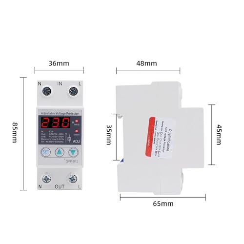 Relais basse tension réglable 40A pour éviter les pannes - 4