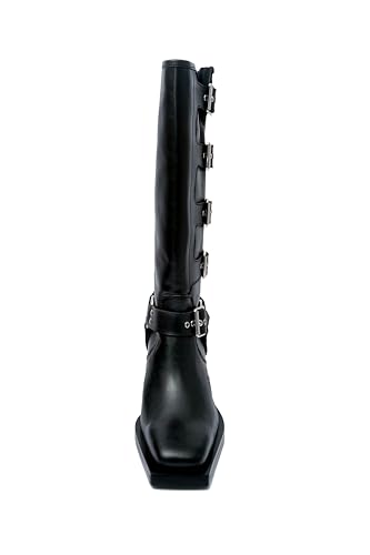 Bottes tendance cuir noir femme Kenneth Cole Emmett pointure 35 - 2