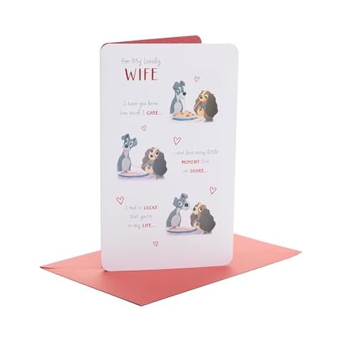 Adorable Disney Lady and the Tramp Card Cover