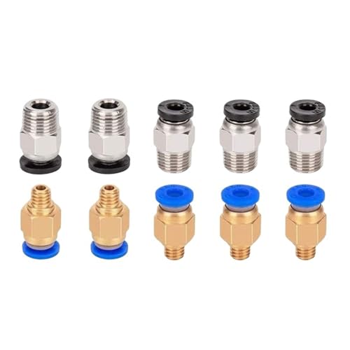 muyihui 10�� PC4-M6 PC4-M10 ��C���p�� Ender 3/3 Pro/3 V2 5/5 Pro/5 Plus CR-10 3D�v�����^�[���i�p(Mixed Size)