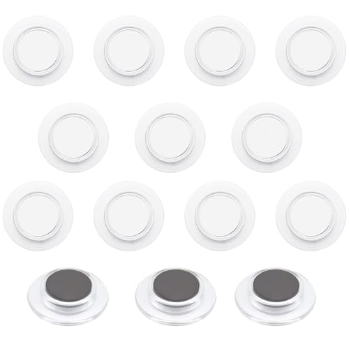 Imanes decorativos redondos para refrigerador - pack 14 unidades