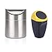 Smavles Papelera de Escritorio 2 Pcs Mini Papelera Mini Cubo de Basura Pequeño para Escritorio Oficina Baño Cocina Coche Residuos Contenedores